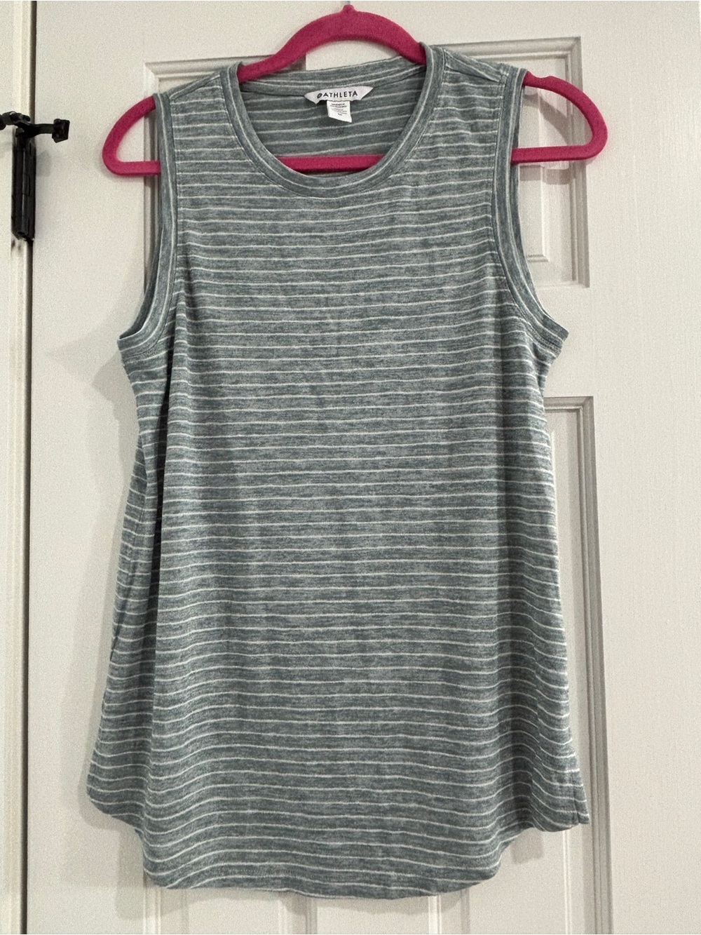 Athleta Striped Sleeveless Tank Top - Medium